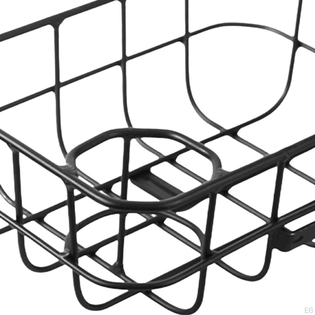 Bicycle Basket Aluminum Alloy Bike Luggage Rack Easy Mount Installation Pet Carrier Pannier