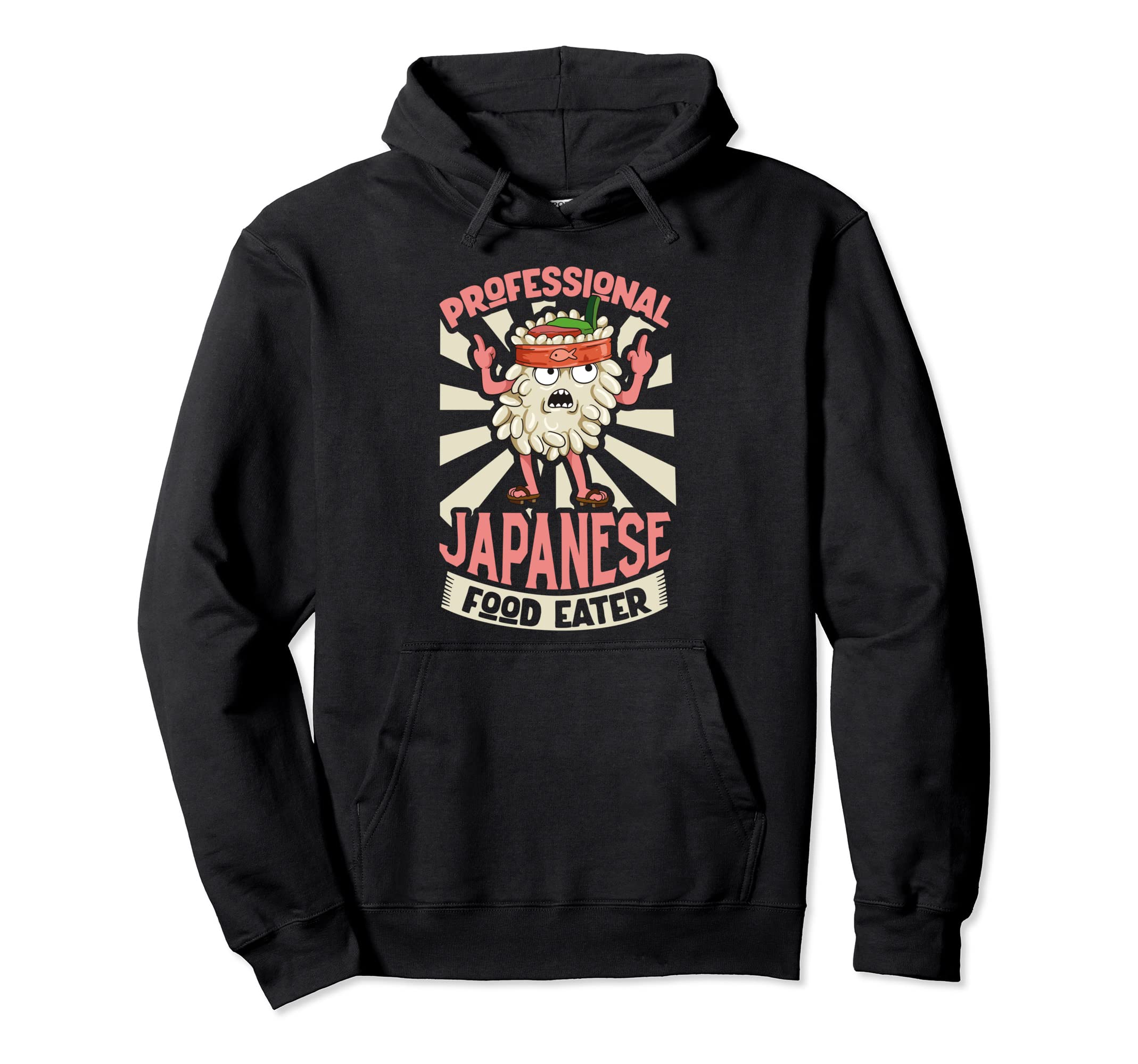 Sushi Fan Japanese Food Foodie Cooking Japanese Culture Hoodie чёрный 6264₽