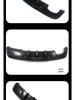 Gloss Black Carbon Fiber Rear Diffuser Lip for 07-11 BMW 1 Series E82 MP Style