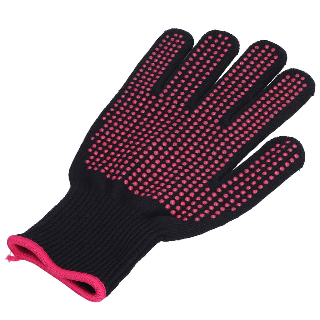 4Pcs Heat Resistant Gloves High Temperature Resistant Anti Scalding Mitts with Silicone Bumps