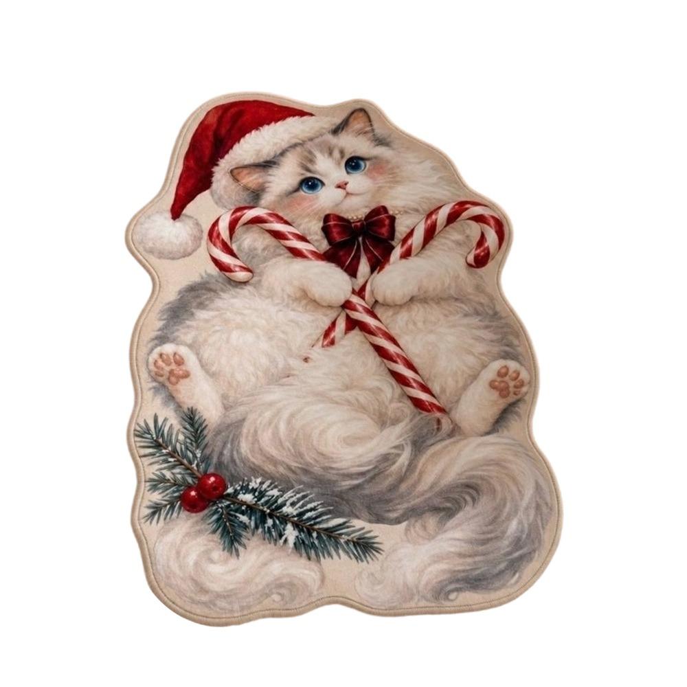 Irregular Shape Entryway Rug Cat Dog Decor Door Mat Hallway Entrance Mat  Front Door Hallway