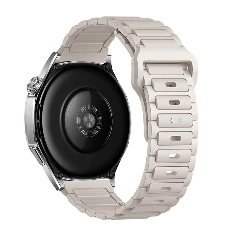 18mm 20mm 22mm Strap for Samsung Galaxy Watch 7 FE 6 5 4 5Pro 6/4Classic Silicone Band for Huawei GT5 Pro 46mm GT4/3Pro Bracelet