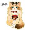 Lightweight Enamel Badge Cartoon Red Wine Cat Brooch, Kitten Lapel Pin Pin, Jackets Backpacks Clothes Decorative Accessory for Women Men Lover Brooch