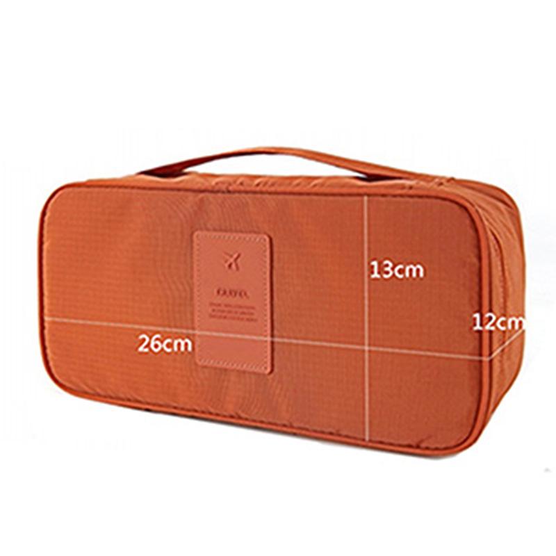 Clothes Storage Box Portable Travel Polyester Underwear Bras Sock Divider Storage Bag Fashion Waterproof Drawer Closet Organizer