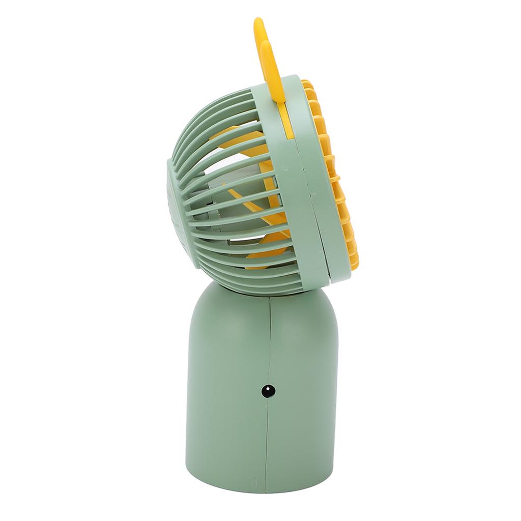 Handheld Mini Fan USB Charging Portable Cartoon Bunny Ears Stable Fan Base Design Small Fan for Outd