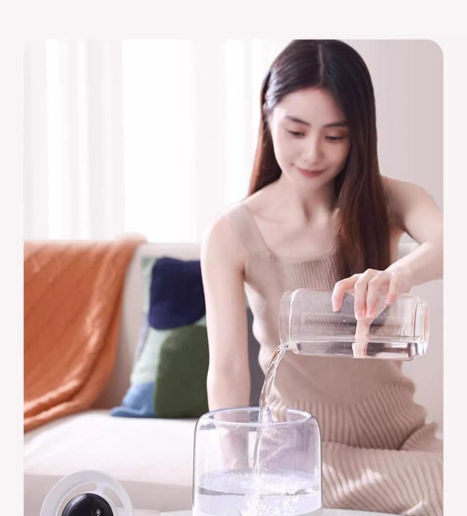 6.8L High Mist Humidifier: Silent Desktop Aromatherapy for Home, Office, Bedroom - USB Portable for Pregnant Users