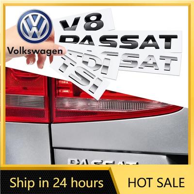 2026 New For VOLKSWAGEN VW 1pcs Chrome 3D ABS PASSAT TSI TDI V6 V8 Letters Car Rear Tail Trunk Body Side Fender Badge Logo Emble