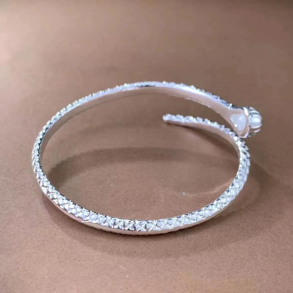 New Fashionable Snake Open Bracelet Women's Light Luxurious and High-end