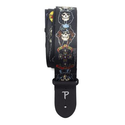 P Perri's Leathers Ltd. Poly Strap Roses Guitar Perri’s LPCP-6012 2" (Guns N' Strap)
