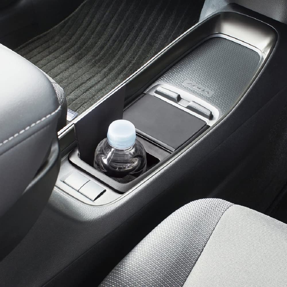 Tsuchiya Yac Center Console Tray for Toyota Aqua 180 X 205 X 60mm Vehicle-Specific MXPK1#, Black, (SY-A17)