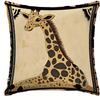 1/4 Stück 2D Flach- Vintage Leopard Afrikanischer Stammesdruck Kissenbezug Haus Bauernhaus Außen Dekoration Kissenbezug