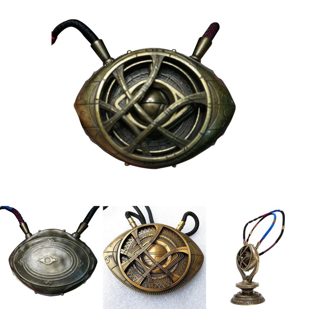 Collana Lampada da Notte in Lega di Zinco Marvel Dottor Strange con Occhio Luminoso per Regalo