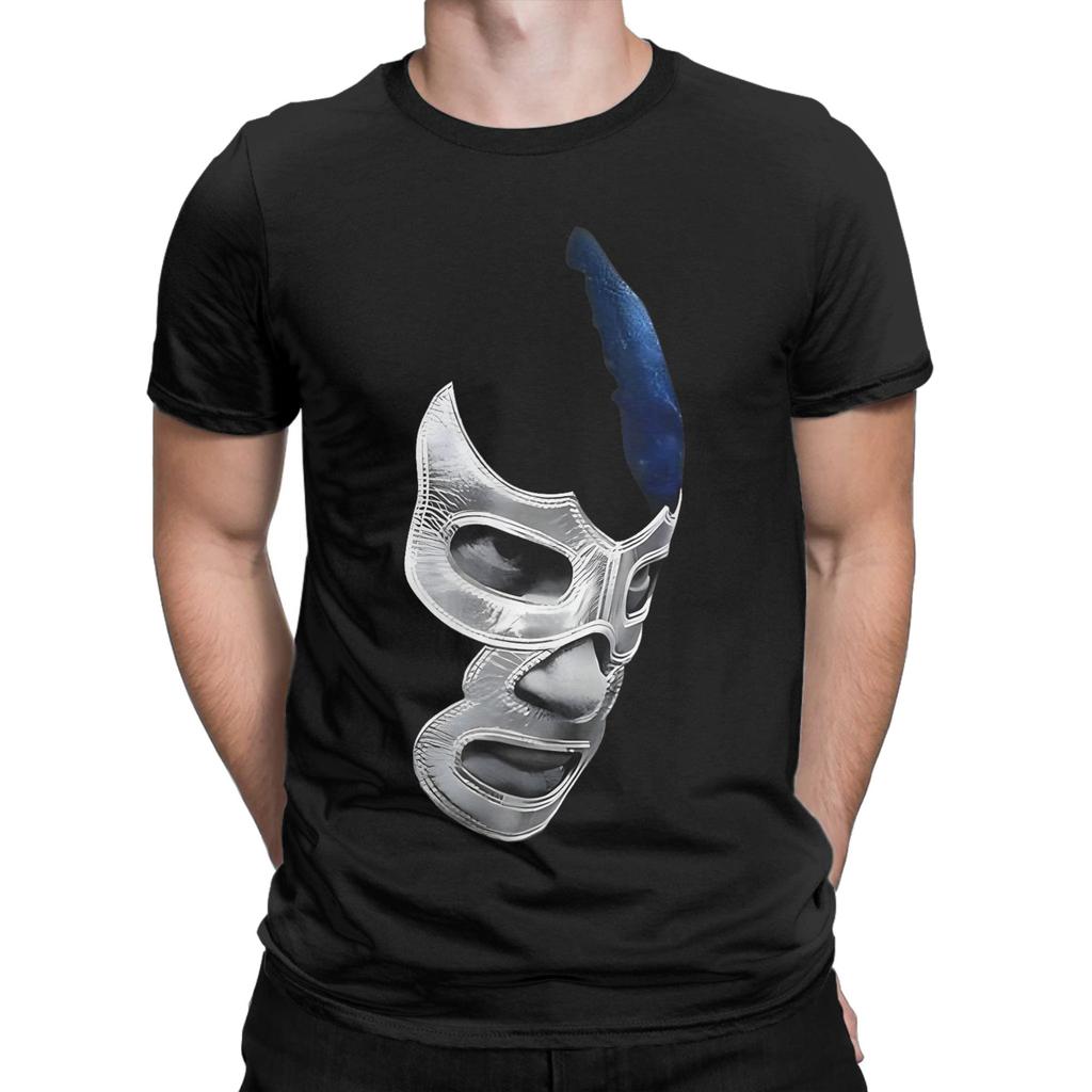 Lucha Libre Mexican Wrestling Legend Mask T Shirt Men Y2K Funny Cotton T-Shirts Summer Round Neck Tees Print Oversized Clothing
