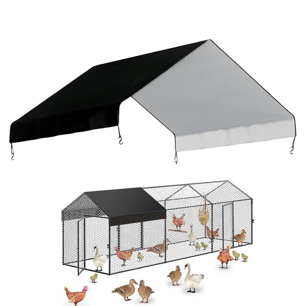 Chicken Coop Tarp For Winter Chicken Coop Fence Dust Cover Multi-Purpose Chicken Coop Tarp Cover Waterproof dust cover
