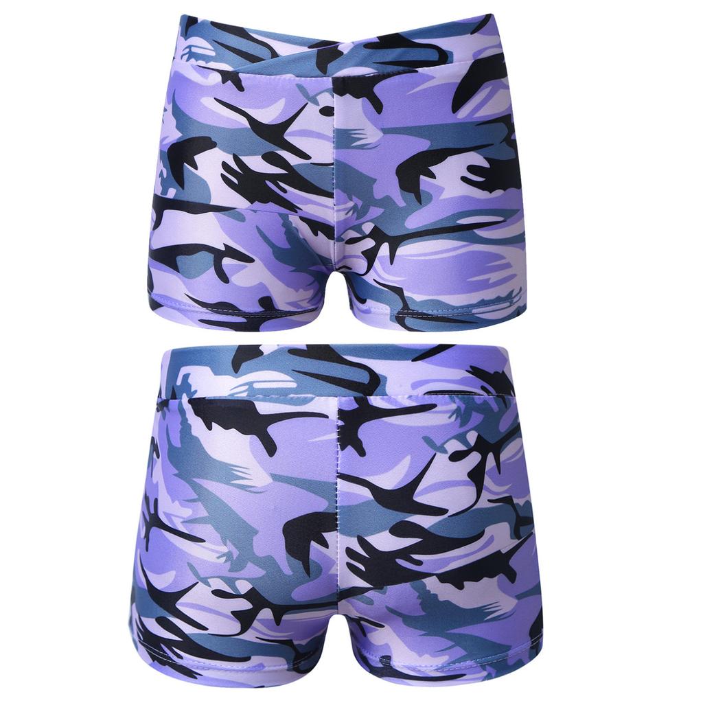 Kleine, große Mädchen-Shorts im Boy-Cut-Stil für Fitnessstudio, Workout, Yoga, weiche Stretch-Shorts, zum Laufen, Tanzen und Strand