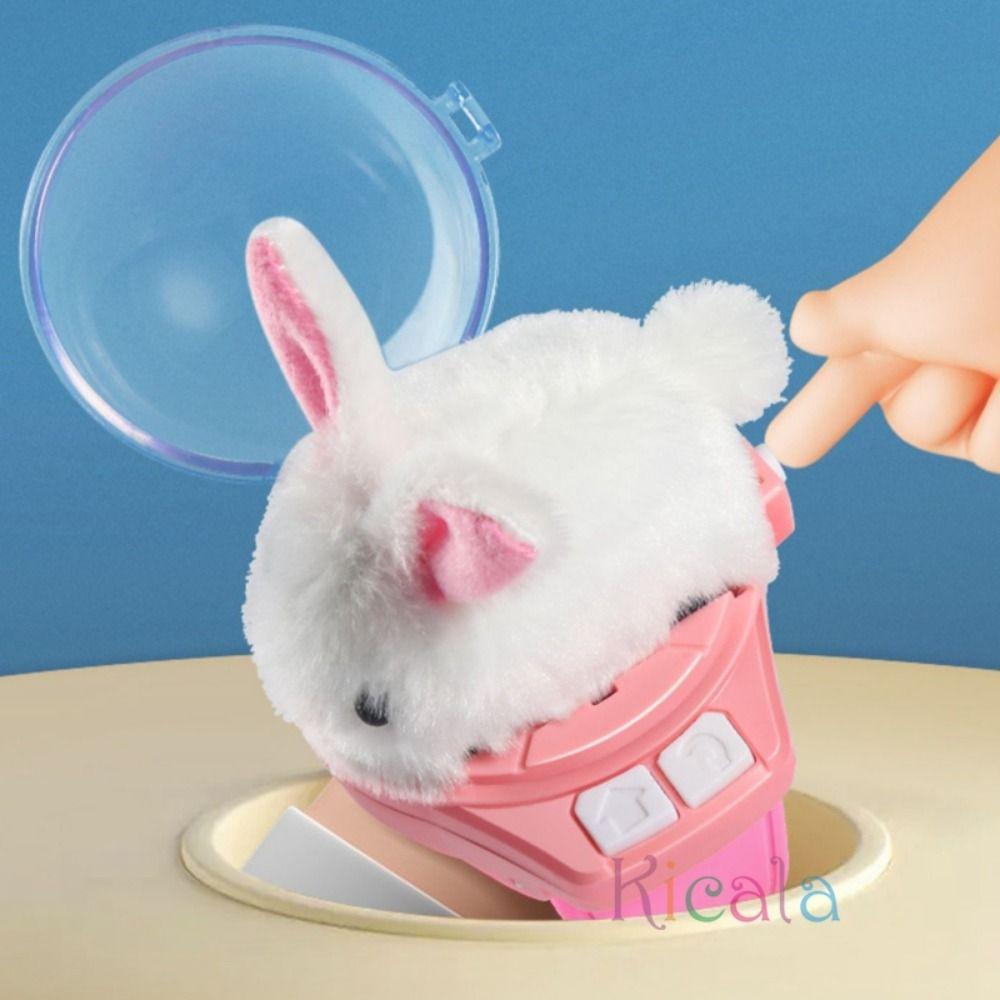USB Charging Kapibala Watch Electric Toy Cute Pet Car Rabbit Racing Toys for Birthday Gift