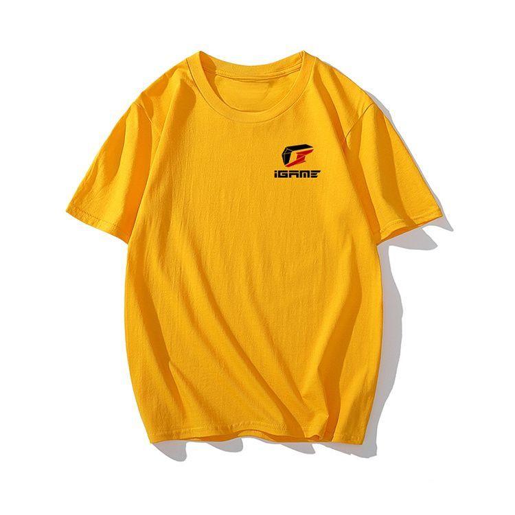 Colorful Igame Graphics Card Bar Esports Peripheral Shortsleeved Roundneck Pure Cotton Tshirt Computer City Geek Workwear