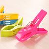 4pcs Beach Towel Clips Plastic Quilt Clips Home Blowproof Clips Windproof Clothes Clips Multicolor Heavy Duty Plastic Clips