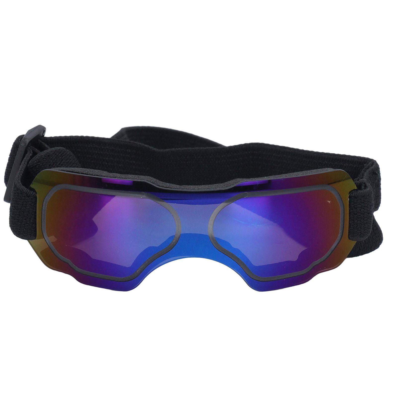 

Очки для собак с регулируемым ремешком, с защитой от ультрафиолета, удобные, стильные, для улицы, для собак Blue