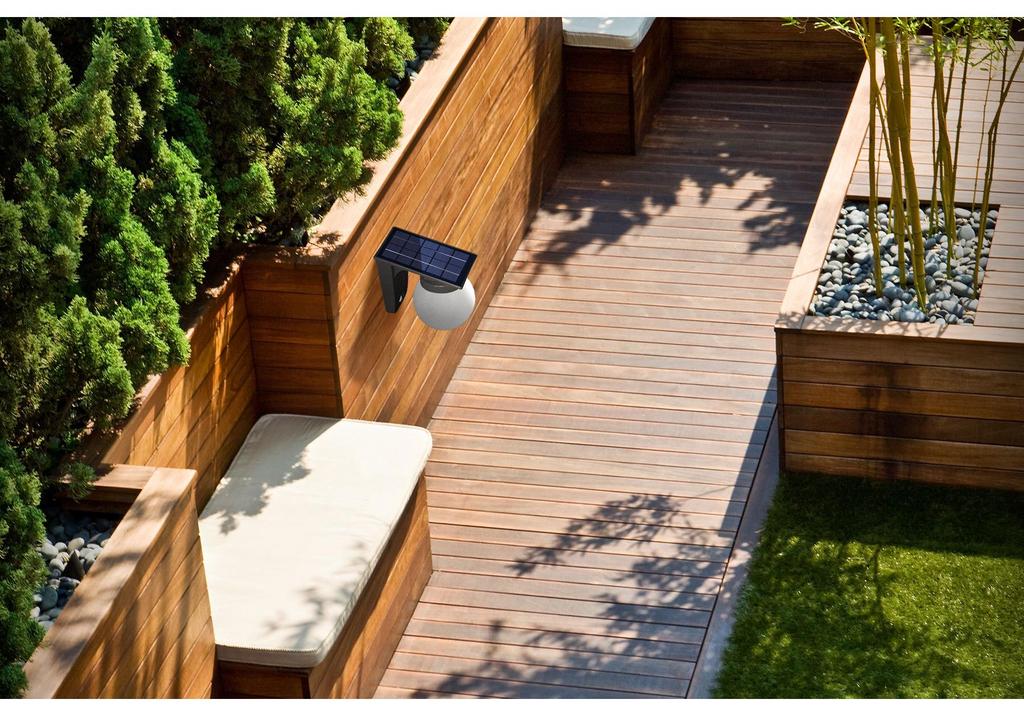New Style Solar LED Outdoor Wall Light for Balcony, Entrance, Garden & Fence - Waterproof & Ambient.