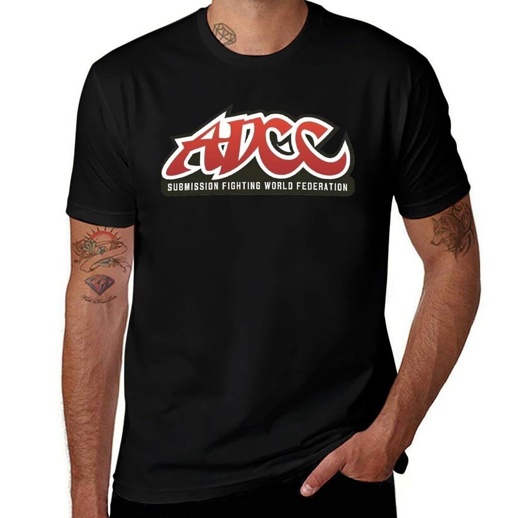 ADCC Submission Fighting Weltverband T-Shirt Große Größe Kurzarm-T-Shirt für Herren