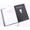 Notebook Notepad Diary Book College  Black Frosted Writing Book
