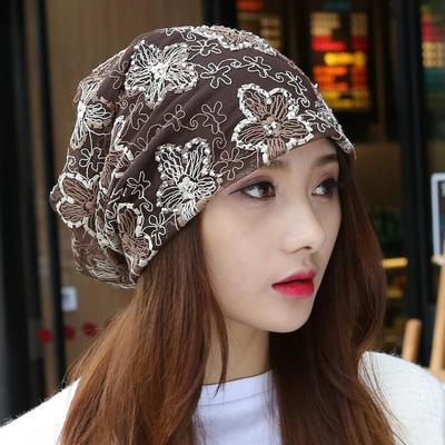 Damska Letnia Cienka Czapka do Owijania Głowy Styl Koreański Chusta na Głowę Czapka Casualowa Oddychająca Czapka Wciągana