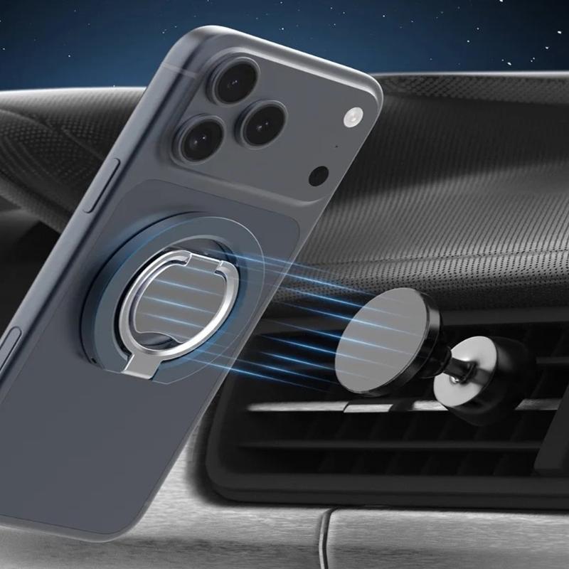 Finger Grip Stand Double Side Magnetic Holder Phone Mount Cellphone Kickstand Foldable Bracket for Phone 17 16 15