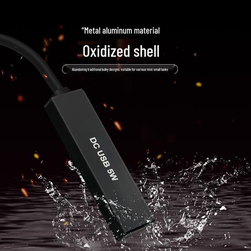 Mini USB Low-Voltage Turtle Tank Heater: Leak-Free, Safe for Low Water Levels
