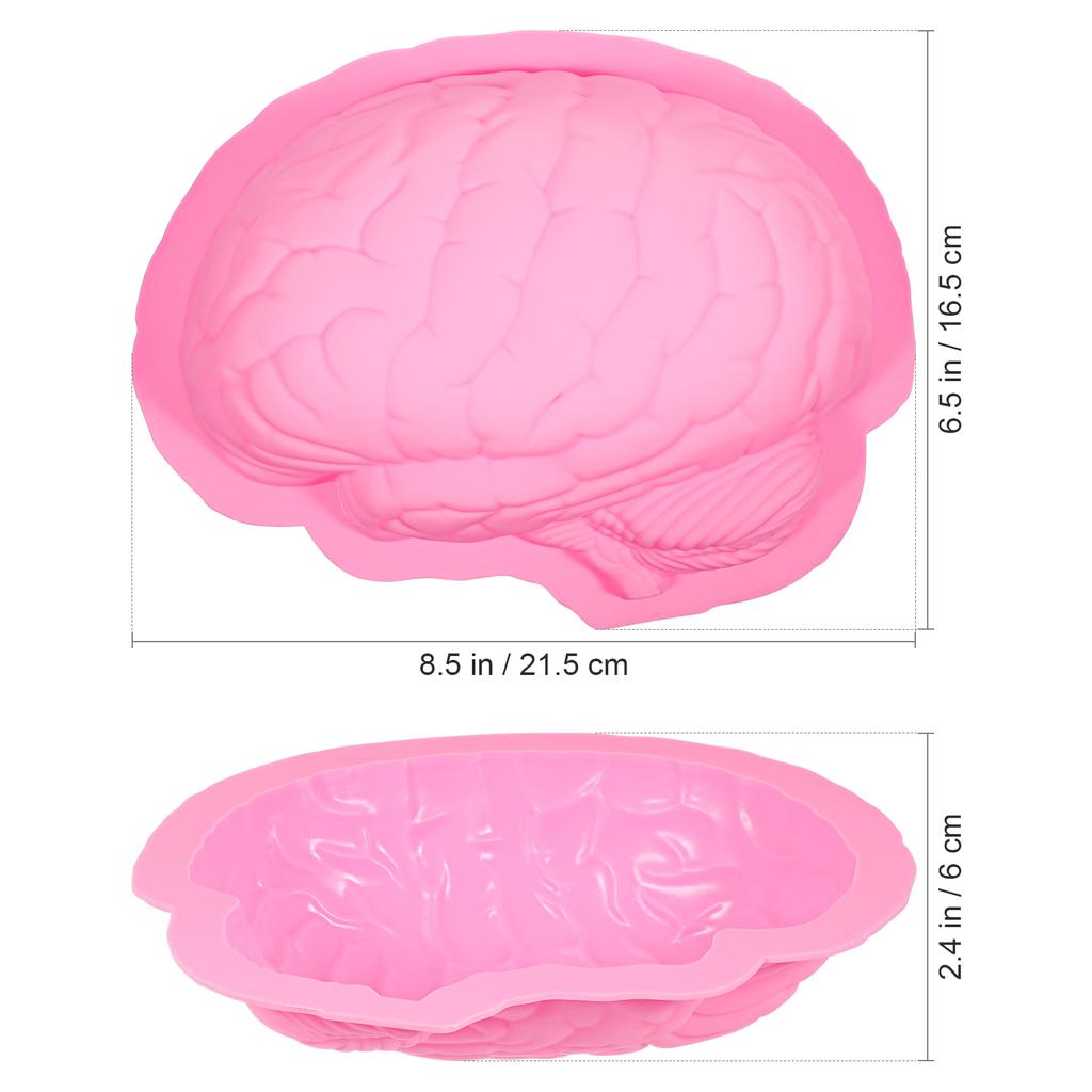 Premium Gehirn Kuchenform Halloween Backform Halloween Backen Silikonform Muffin Puddingform Bequeme Reinigung