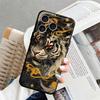 Cool Tiger Lion Case for Apple iPhone 17 Pro Max XR XS MAX 15 Pro 7 8 Air 12 13 16 14 11 Funda Phone Cover