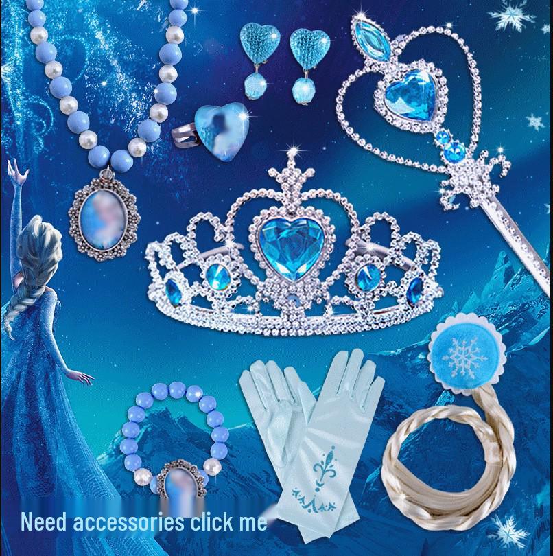 Mädchen Kälteabweisendes Elsa Prinzessin Samt Cape mit Fleecefutter