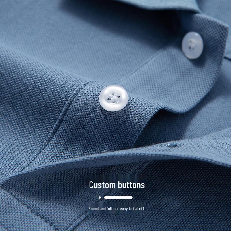 Hodo Men's 60-Count Combed Cotton Short-Sleeve Polo Shirt