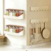 Kitchen Non-drilling Magnetic Hook Door Rear Hook for Hanging Spatulas and Spoons - Seamless Wall-mounted Storage Rack