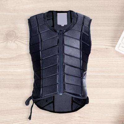 Colete de Equitação Respirável Preto para Mulheres e Homens