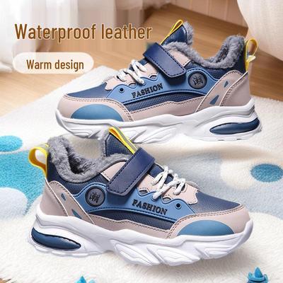 2025 Winter Boys' Basketball Shoes: Comfortable, Thick-Soled, Outdoor Sports Shoes