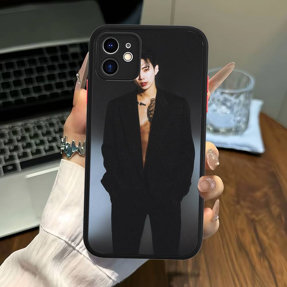 Singer J-jay P-park Phone Case For IPhone 14 11 12 13 Mini Pro Max 8 7 Plus X XR XS MAX Translucent Matte Cover