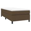 Exclusive House - Slatted Bed Base with Mattress Dark Brown 90x190 Cm