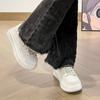 Thick-soled heightening little white shoes women's 2025 spring new Internet celebrity explosion versatile senior sense lightweight casual sports shoes