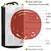 1Pcs 82L Empty Bottle Storage Basket Folding Kitchen Wastewater Bottle Collector Bag With Aluminum Handle Large Capacity Bin