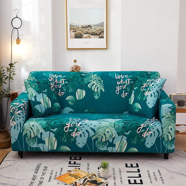 Stretch Slipcovers Latest All -Wraped Couch Cover 1 2 3 4 Seat Furniture Protector Sectional Chaise Longue Armchair Case