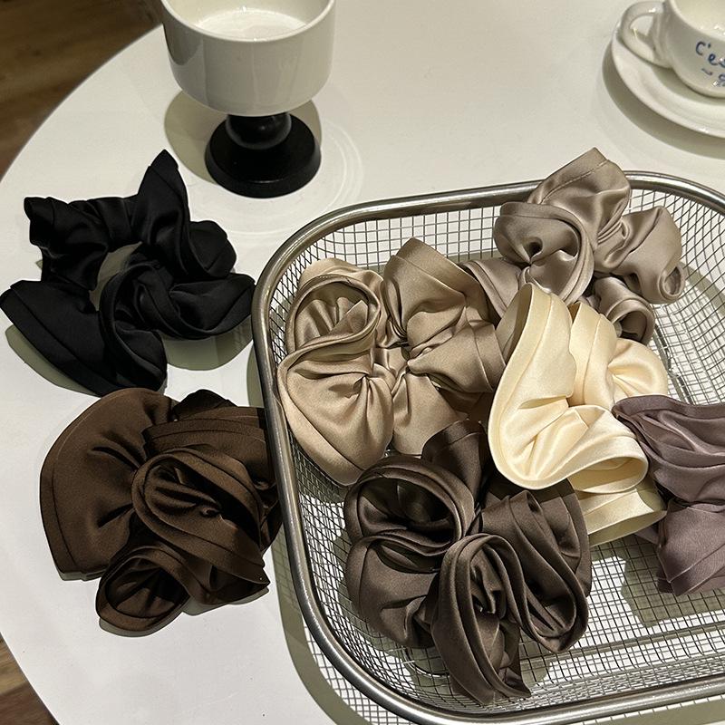 Elegant French-Style Elastic Hair Band: Durable, Exquisite, No-Damage Large Intestine Ponytail Headband