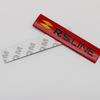 3d Metal Letters Logo RS Line Sticker Car Rear Trunk Badge Label For Car RS Line Emblem Decal Accessories