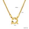 Dainty PVD 18K Gold Plated Stainless Steel Jewelry Multi Color Natural Stone Charm Pendants for DIY Bracelet Necklace Making