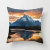 Mountains River Natural Scenery Pillow Cover Sofa Decoration Car Office Seat Cushion  Room   Home