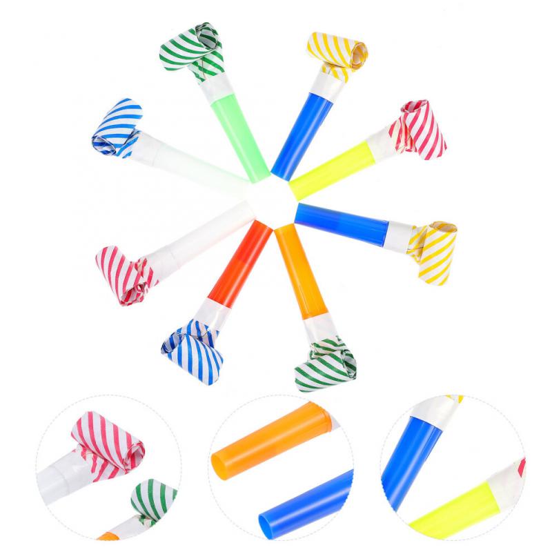 50pcs Whistle Toys Child Noisemakers Blowouts Whistles Party Blower