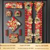 2026 Year of the Horse 3D DIY Couplets & Cartoon Stickers for New Year Spring Festival Door Decor