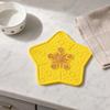 Pet Slow Food Mat with Suction Cups Star Shape Pet Food Tray