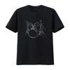 Drummer Drum Black Unisex T Shirt Women Kids Top Tank vintage Washed fashion Unisex Stretched Versatile Breathable homme Stylish
