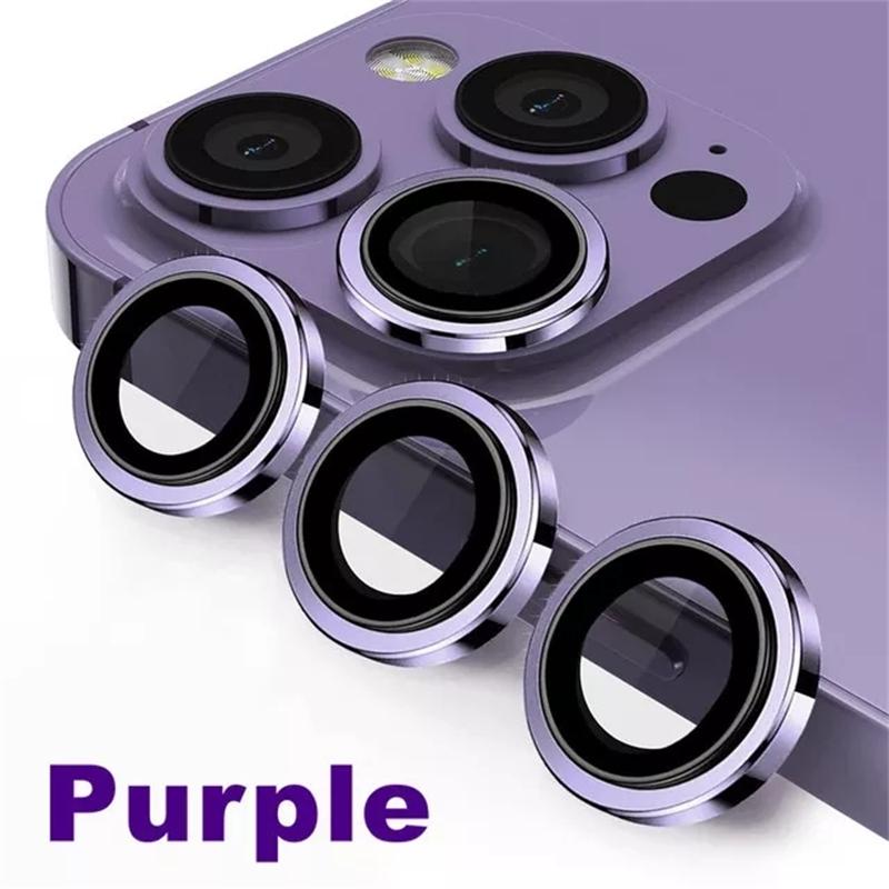 Camera Lens Protector Glass For iPhone 16 15 Pro Max 11 14 13 12 Plus Lens Metal Ring Protector For iPhone 14 Plus 13 12 Mini 4